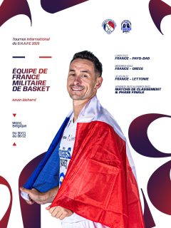 💪🏼🇫🇷 

Nouvelle saison et nouvelle participation au tournoi international du SHAPE, à Mons en Belgique, pour Kévin avec @equipesdefrancemilitairebasket 🔥💪🏼

Premier match remporté hier face aux Pays-Bas (92-58), avant les matchs face à la Grèce et la Lettonie en phase de poule 🏀

Phase finale en fin de semaine pour la France avec pour objectif de décrocher le titre ! 💪🏼🇫🇷