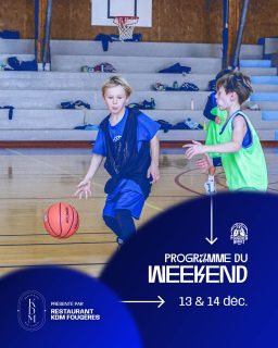 𝐖𝐄𝐄𝐊-𝐄𝐍𝐃 📆
👉🏼 Présenté par @kdm_fougeres
🏀 Le planning des matchs est disponible sur le site internet du club
🎄🎅 Rendez-vous à l’arbre de Noël du club, dimanche après-midi à la salle Mimi Renno !
⚔️ NM1 - J15 - Déplacement à Val de Seine pour les Blues Brothers