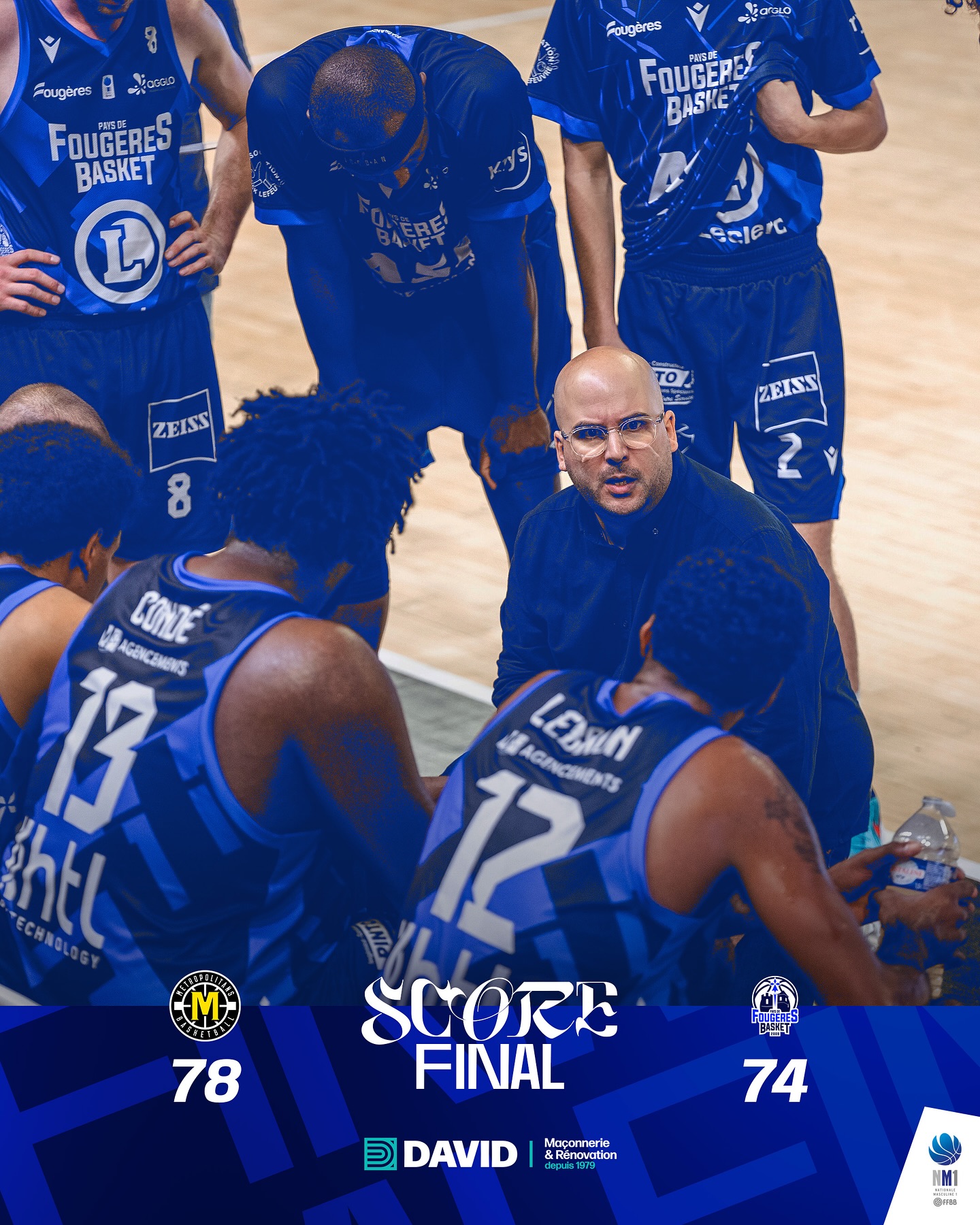 𝑺𝑪𝑶𝑹𝑬 𝑭𝑰𝑵𝑨𝑳 🏀
Au bout d’un bras de fer de 40 minutes, nos Blues Brothers s’inclinent dans les dernières secondes 😌
Vite rebondir, c’est l’objectif dès vendredi à la maison face à Tours 💥 On aura besoin d’une salle Justy Specker en feu 🔥
📸 @nicolasbh_by_photoartnbook
👉🏼 Présenté par notre partenaire @david_.construction