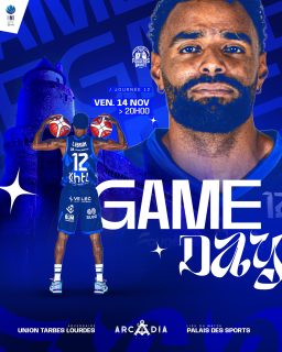 𝑮𝑨𝑴𝑬 𝑫𝑨𝒀 ⚔️
ℹ️ NM1 | J12 🆚 @union_tarbes_lourdes
Plus long déplacement de la phase 1, ce soir à Tarbes pour un nouveau choc du haut de tableau 🔥
📺 Live match > YouTube Union Tarbes Lourdes
📲 Live score en story Instagram
👉🏼 Présenté par notre partenaire @larcadiafougeres