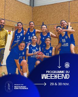 𝐖𝐄𝐄𝐊-𝐄𝐍𝐃 📆
👉🏼 Présenté par @kdm_fougeres
🏀 Pas de rencontre pour nos Blues Brothers, mais nos licenciés, eux, ne sont pas au repos ! Rendez-vous dans nos salles tout le weekend ✌🏻